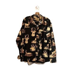 Vintage deer button up